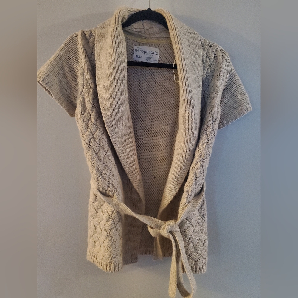 Aeropostale Short Sleeve Cardigan